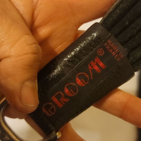 GROOM leather belt made in France. - Picture 7 of 8